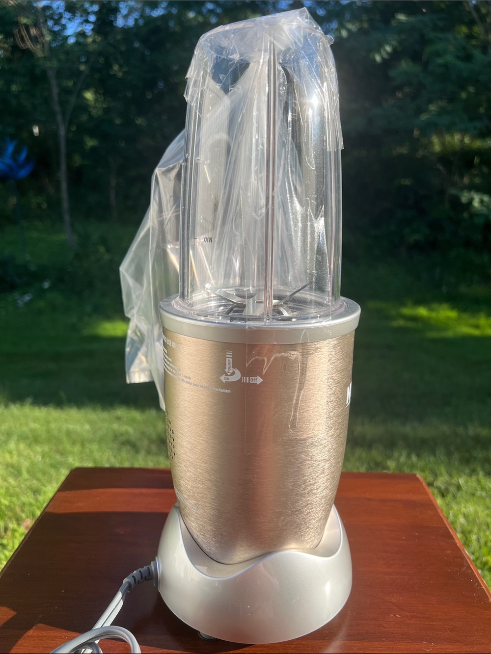 NutriBullet Pro 900W Nutrient Extractor Blender Champagne Silver - Picture 9 of 11